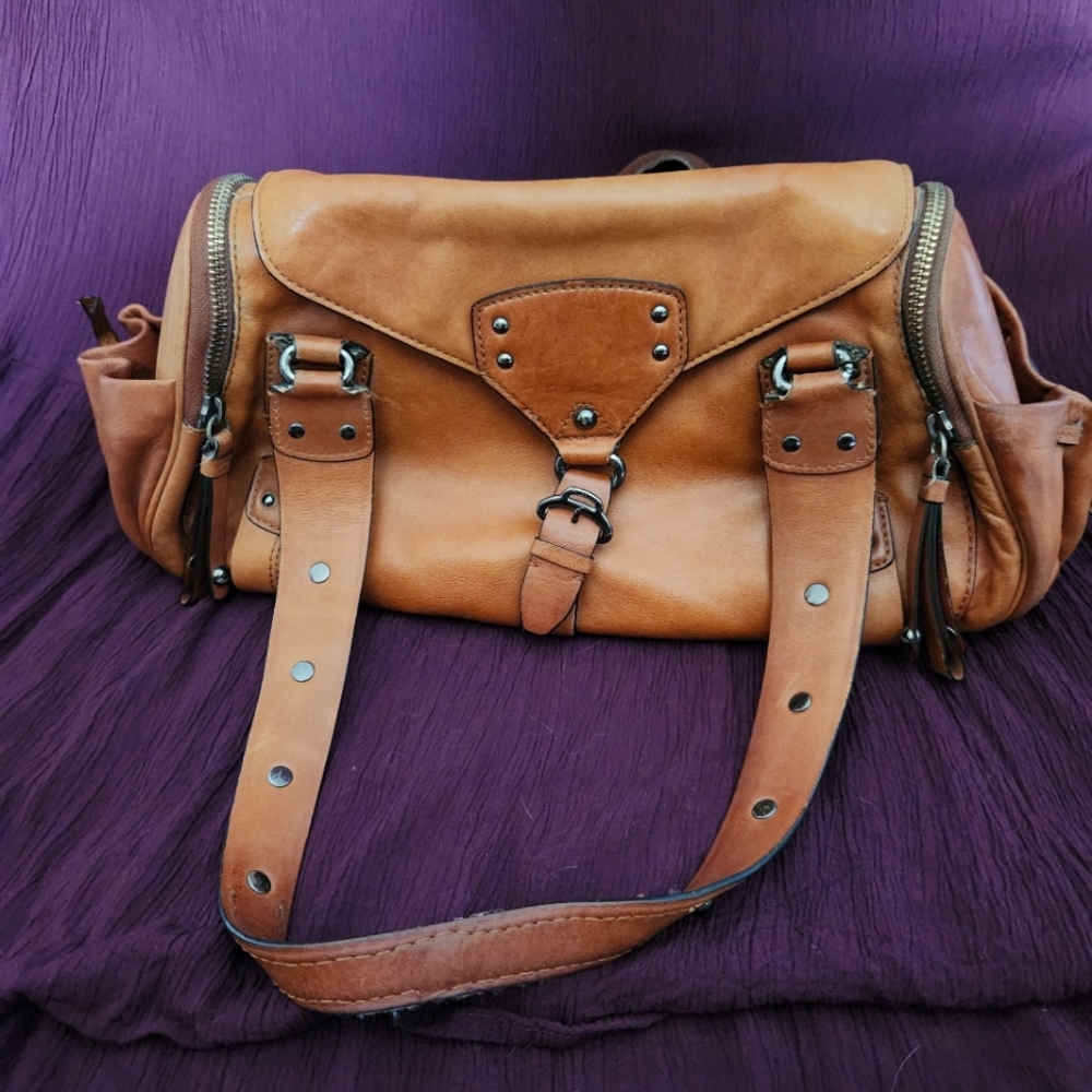 Cole Haan Stephanie Satchel in Brown